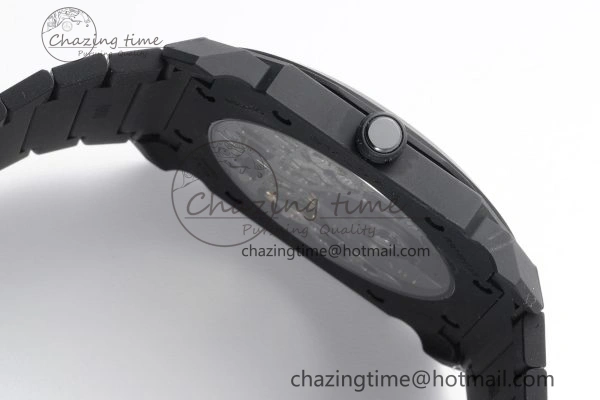 GoodFit Octo Finissimo PVD BVF 1:1 Best Edition Black Dial on PVD Bracelet Asian Micro Rotor Movement 5817