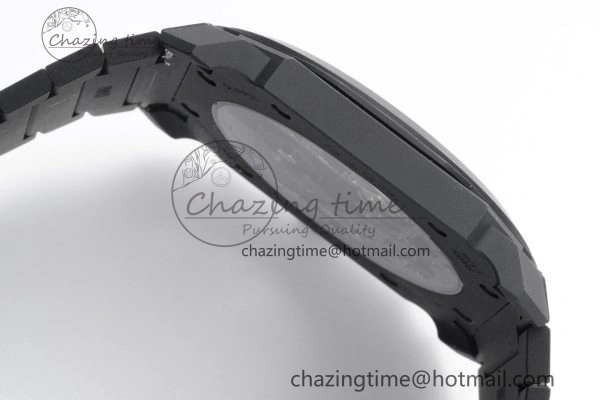 GoodFit Octo Finissimo PVD BVF 1:1 Best Edition Black Dial on PVD Bracelet Asian Micro Rotor Movement 5817