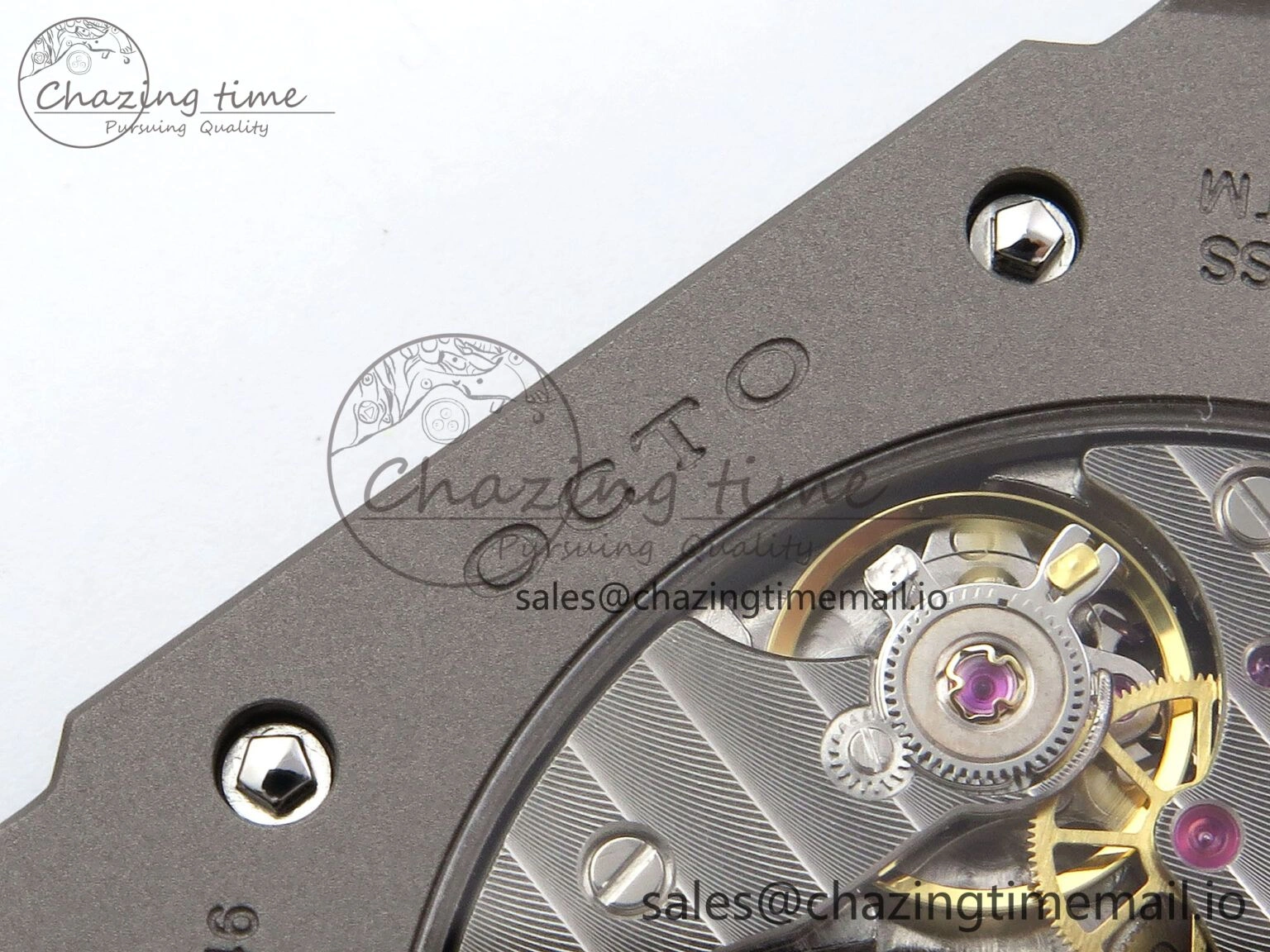 Octo Finissimo Titanuim BVF 1:1 Best Edition Gray Dial on Bracelet Asian Micro Rotor Movement Sustainable 5815