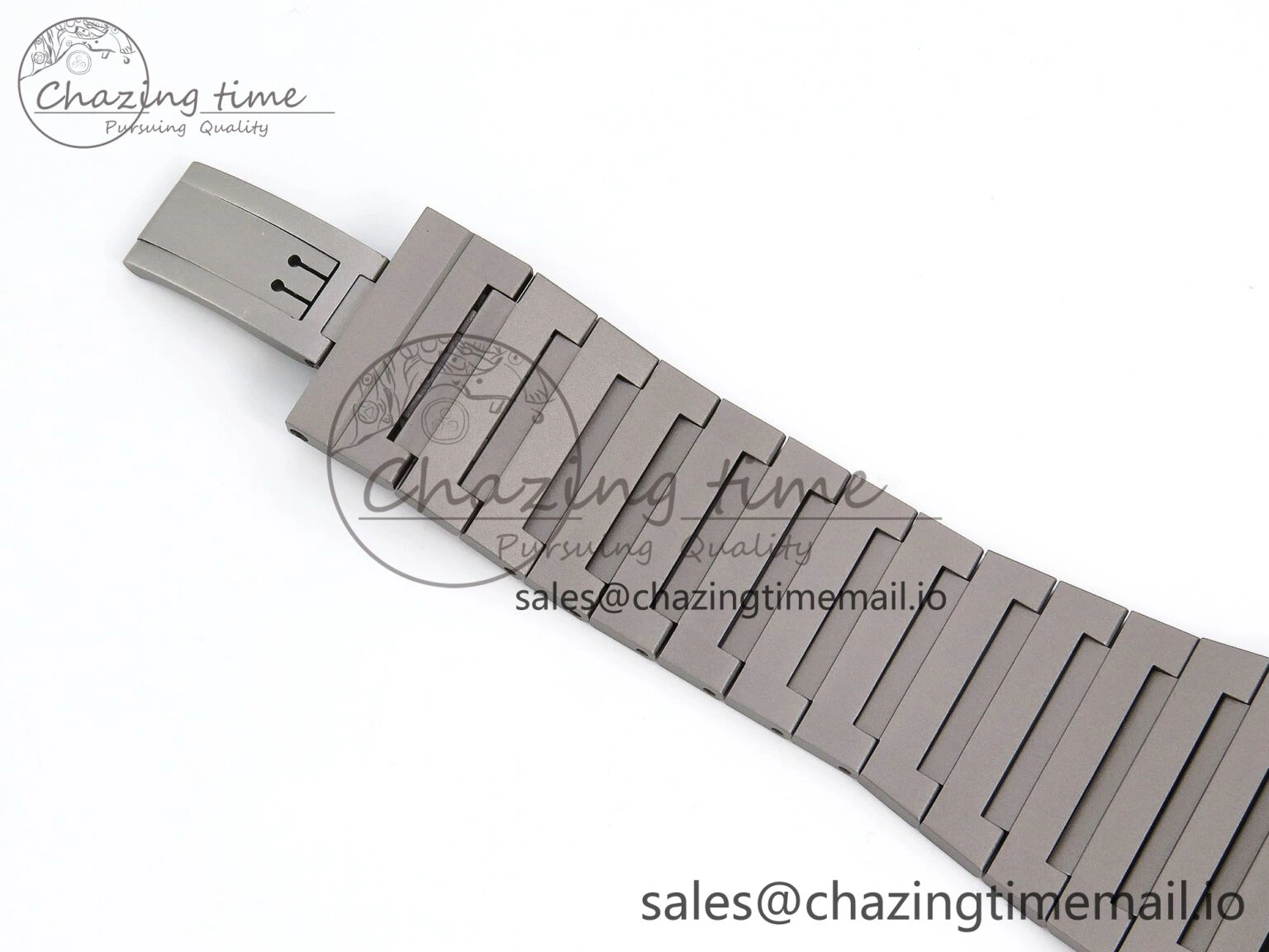 Octo Finissimo Titanuim BVF 1:1 Best Edition Gray Dial on Bracelet Asian Micro Rotor Movement Sustainable 5815