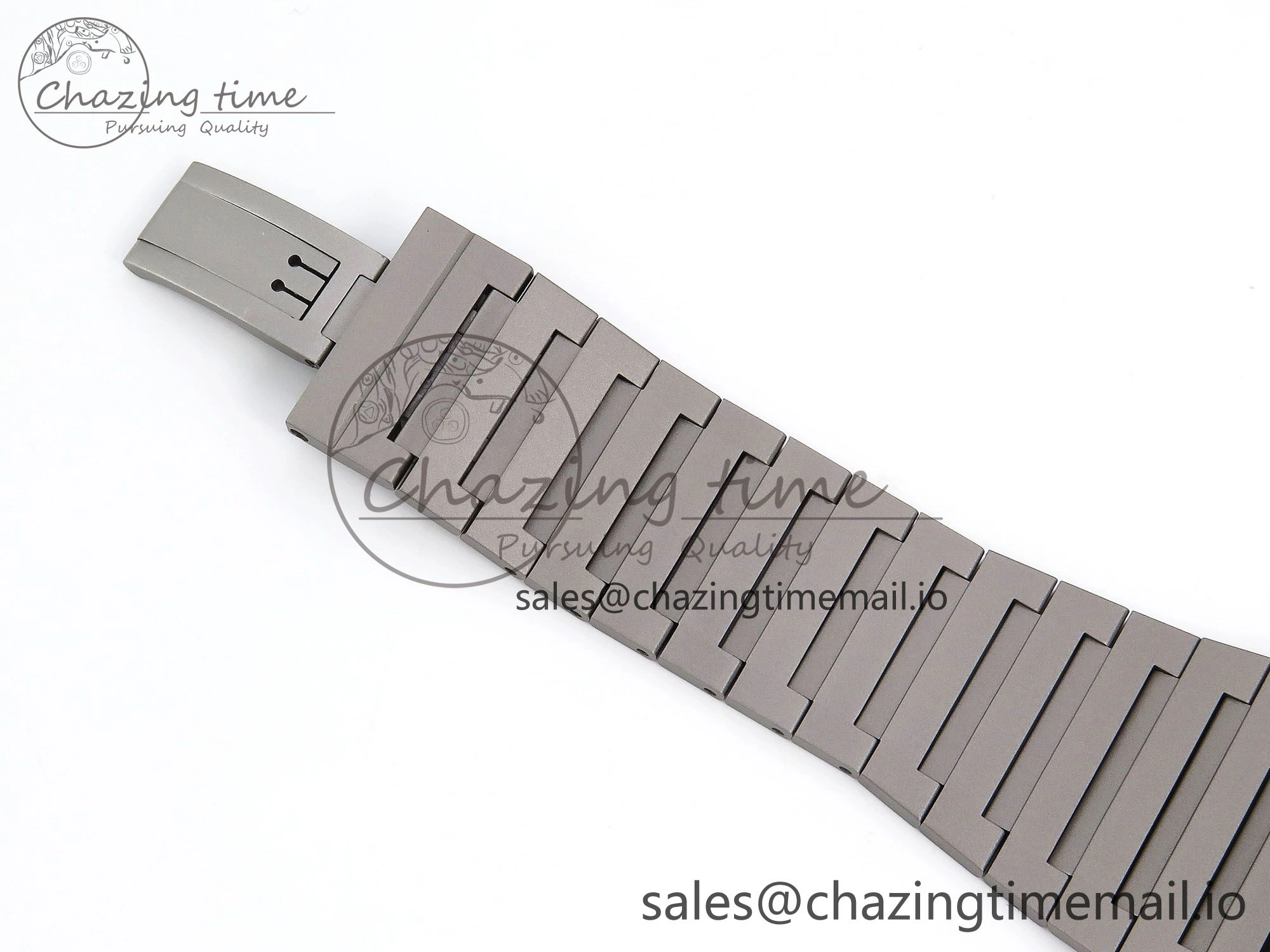 Octo Finissimo Titanuim BVF 1:1 Best Edition Gray Dial on Bracelet Asian Micro Rotor Movement Sustainable 5815
