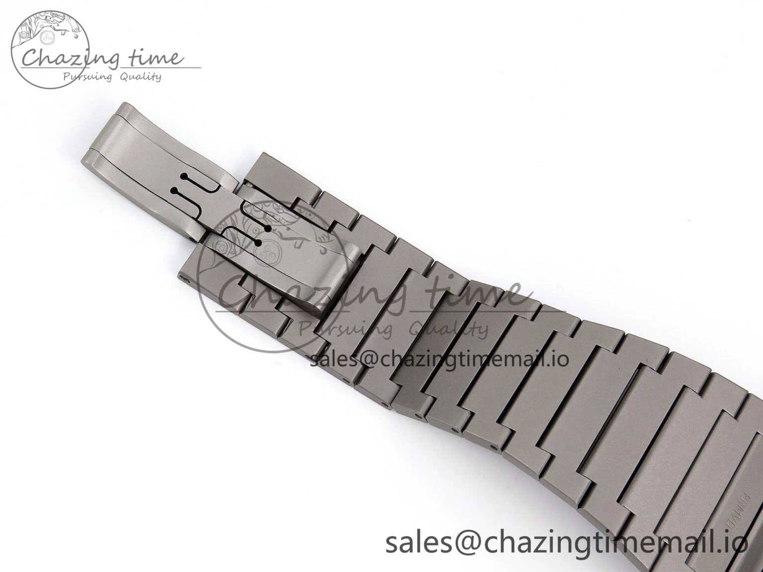 Octo Finissimo Titanuim BVF 1:1 Best Edition Gray Dial on Bracelet Asian Micro Rotor Movement Sustainable 5815