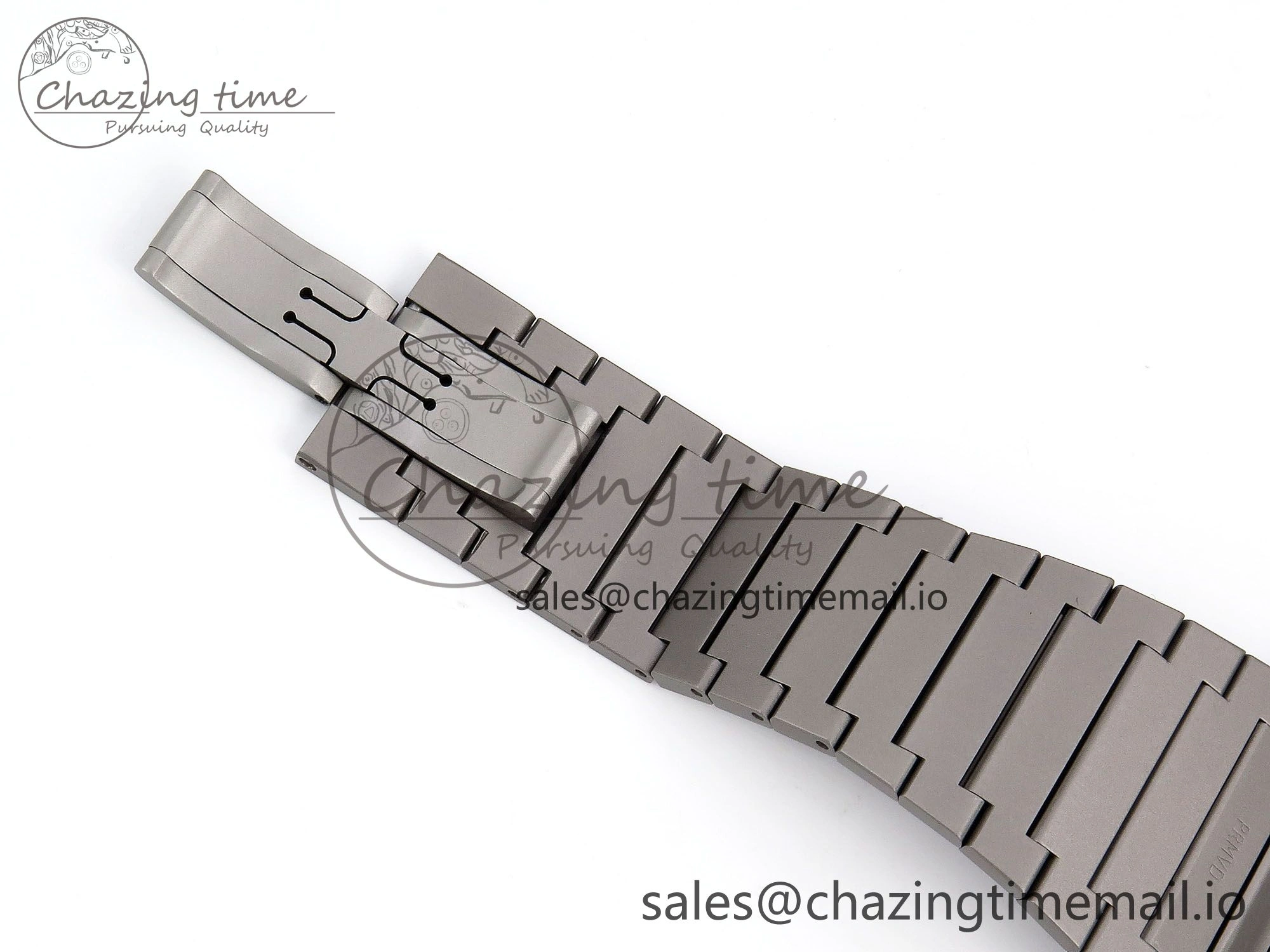 Octo Finissimo Titanuim BVF 1:1 Best Edition Gray Dial on Bracelet Asian Micro Rotor Movement Sustainable 5815