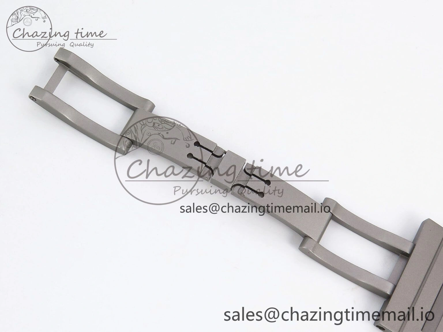 Octo Finissimo Titanuim BVF 1:1 Best Edition Gray Dial on Bracelet Asian Micro Rotor Movement Sustainable 5815