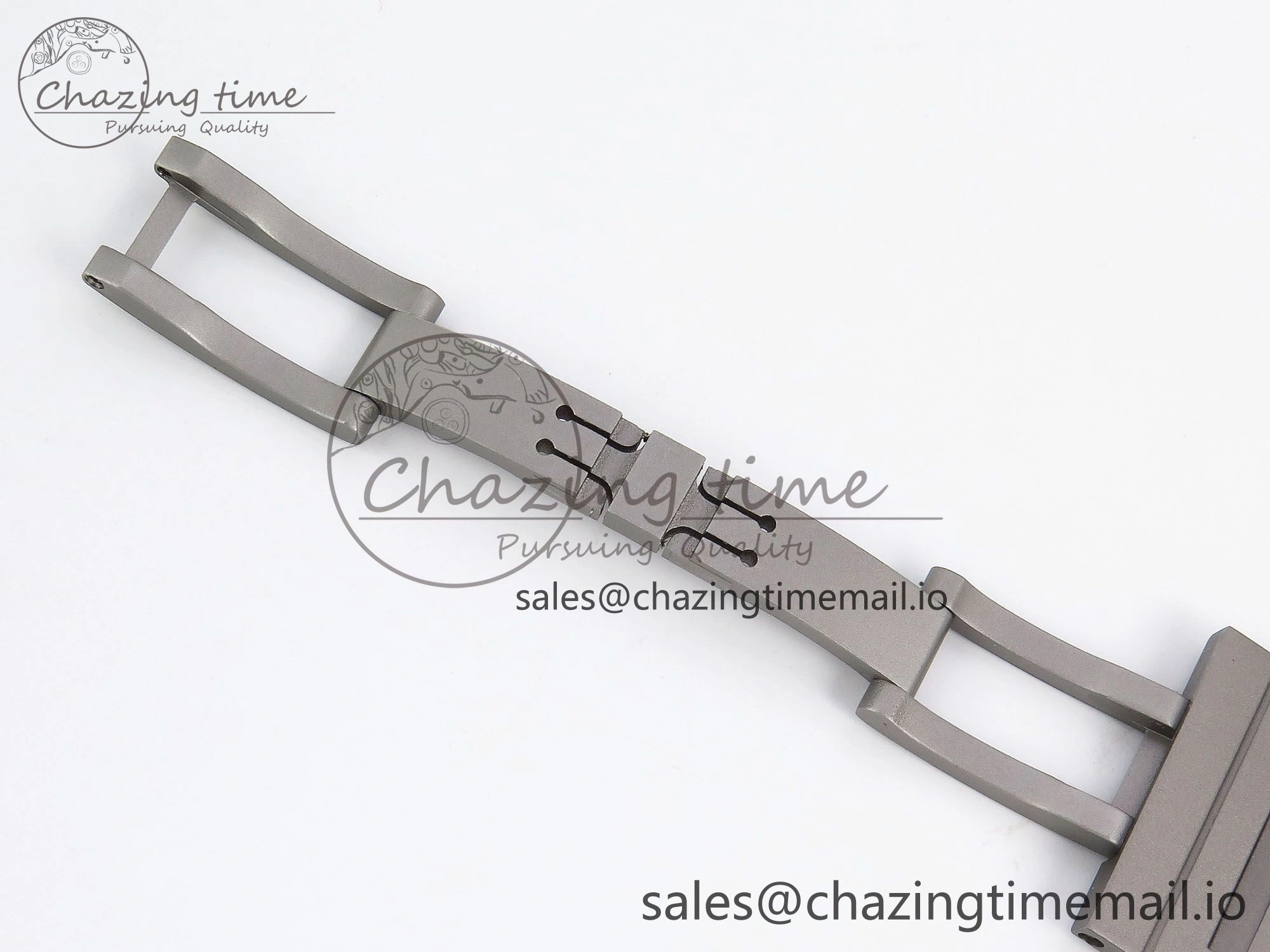 Octo Finissimo Titanuim BVF 1:1 Best Edition Gray Dial on Bracelet Asian Micro Rotor Movement Sustainable 5815