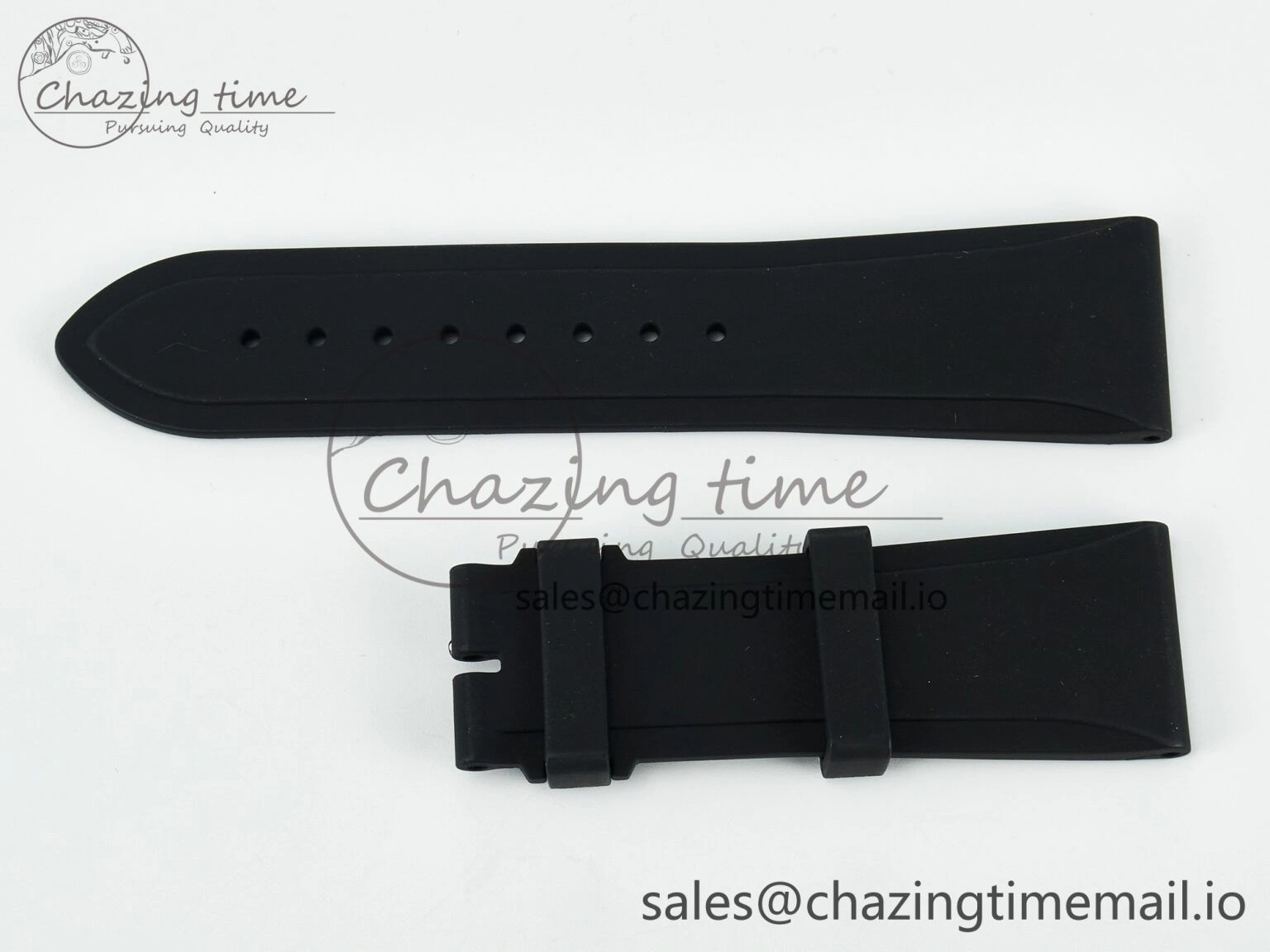 Overseas 1:1 Best Edition Black Blue White Rubber Strap (Fits the Gen size) Durable 4083