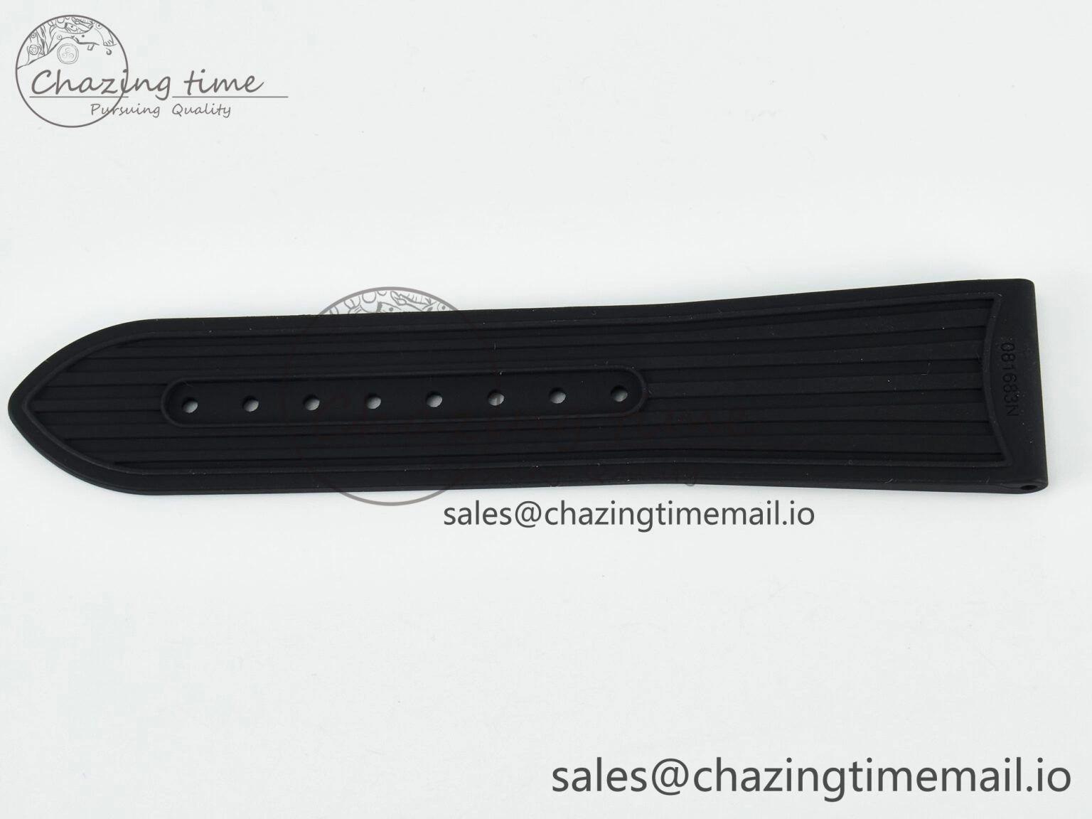 Overseas 1:1 Best Edition Black Blue White Rubber Strap (Fits the Gen size) Durable 4083