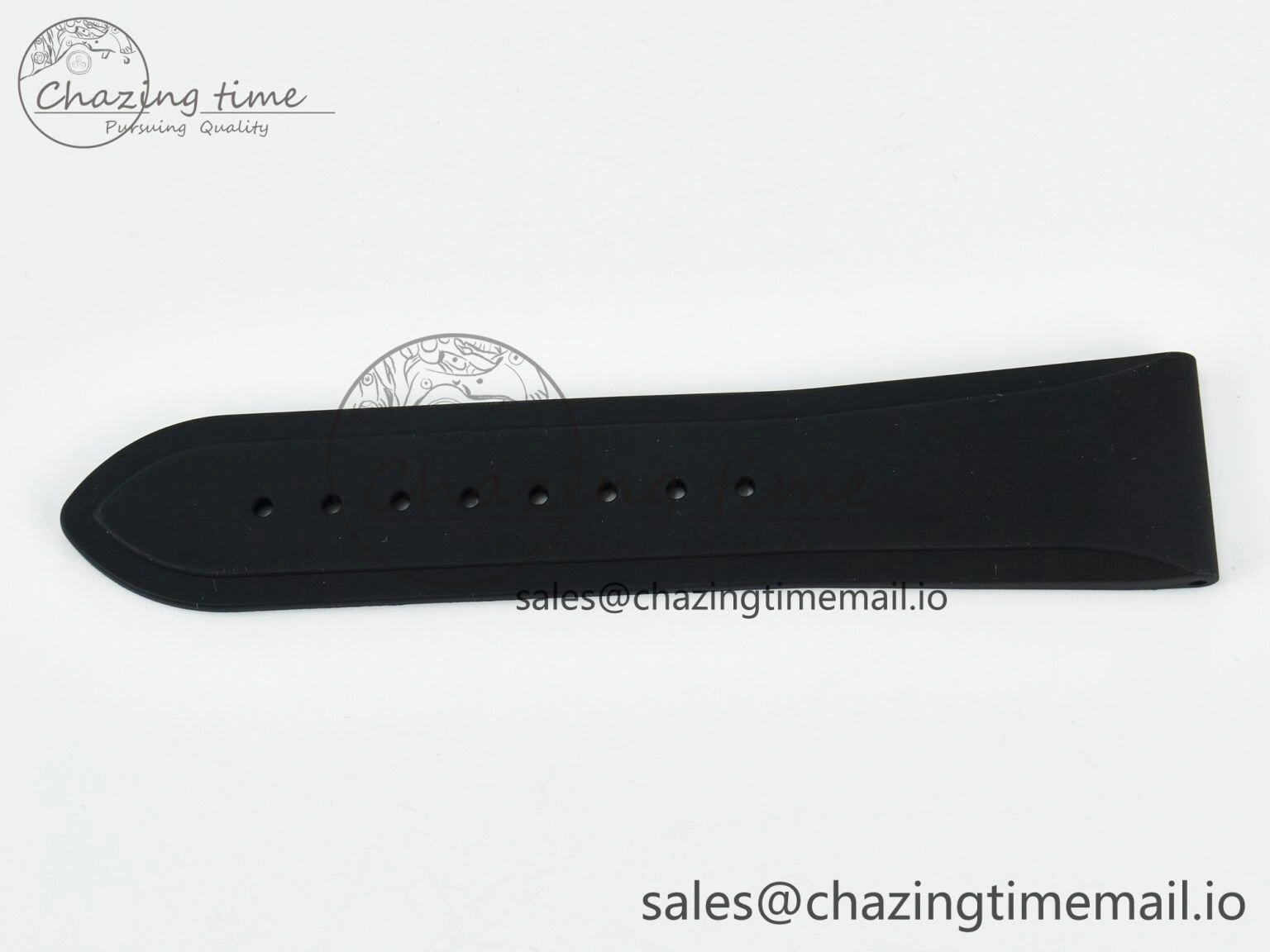 Overseas 1:1 Best Edition Black Blue White Rubber Strap (Fits the Gen size) Durable 4083