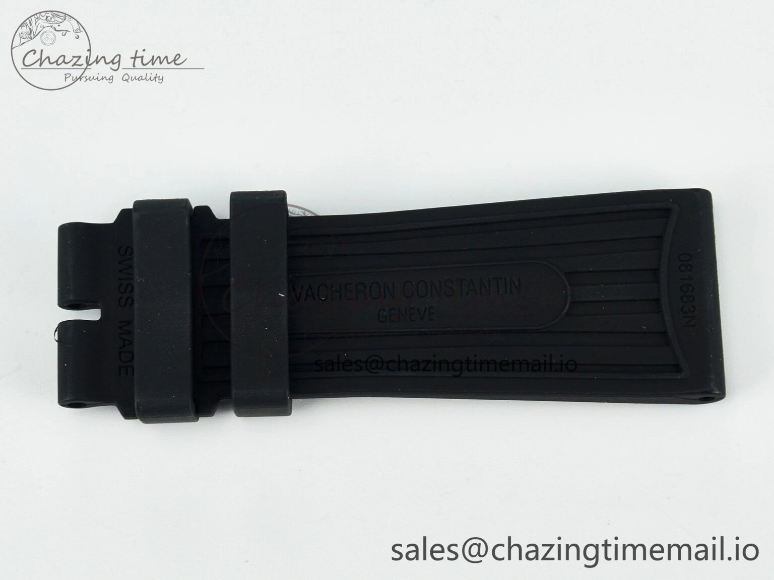 Overseas 1:1 Best Edition Black Blue White Rubber Strap (Fits the Gen size) Durable 4083