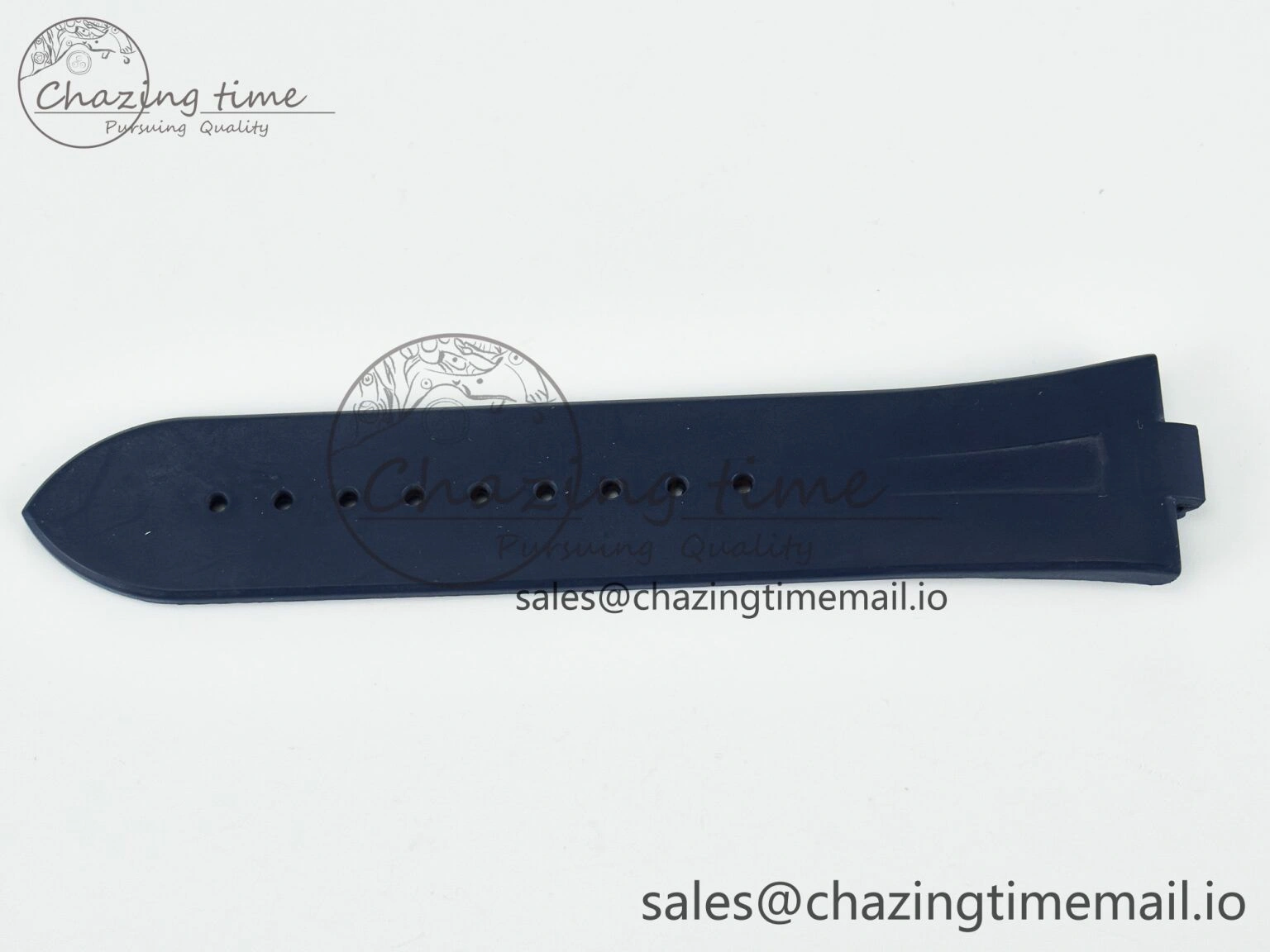 Overseas 1:1 Best Edition Black Blue White Rubber Strap (Fits the Gen size) Durable 4083