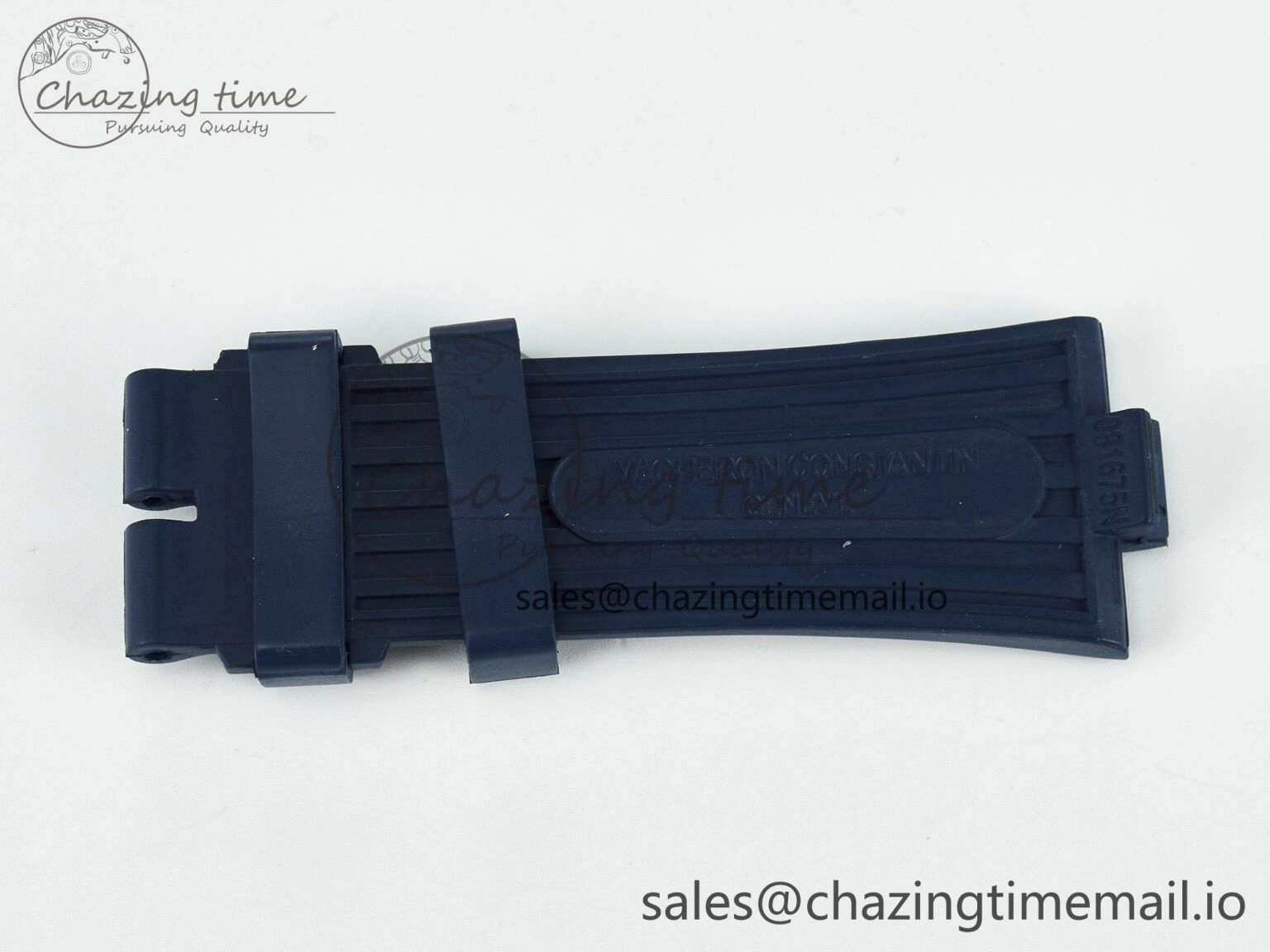 Overseas 1:1 Best Edition Black Blue White Rubber Strap (Fits the Gen size) Durable 4083