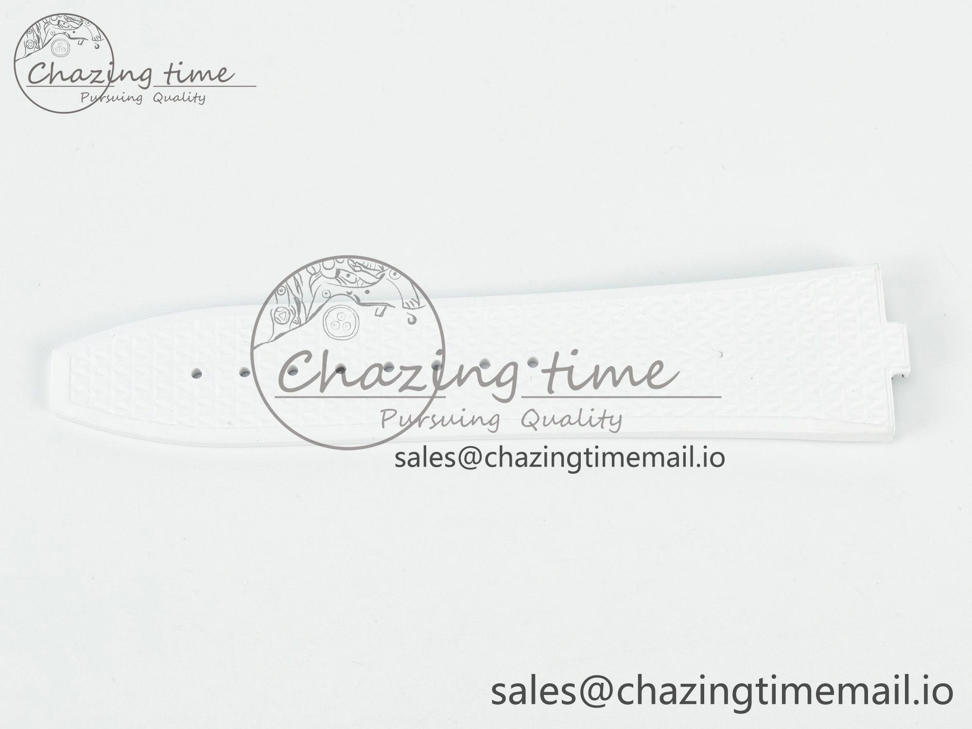 Overseas 1:1 Best Edition Black Blue White Rubber Strap (Fits the Gen size) Durable 4083