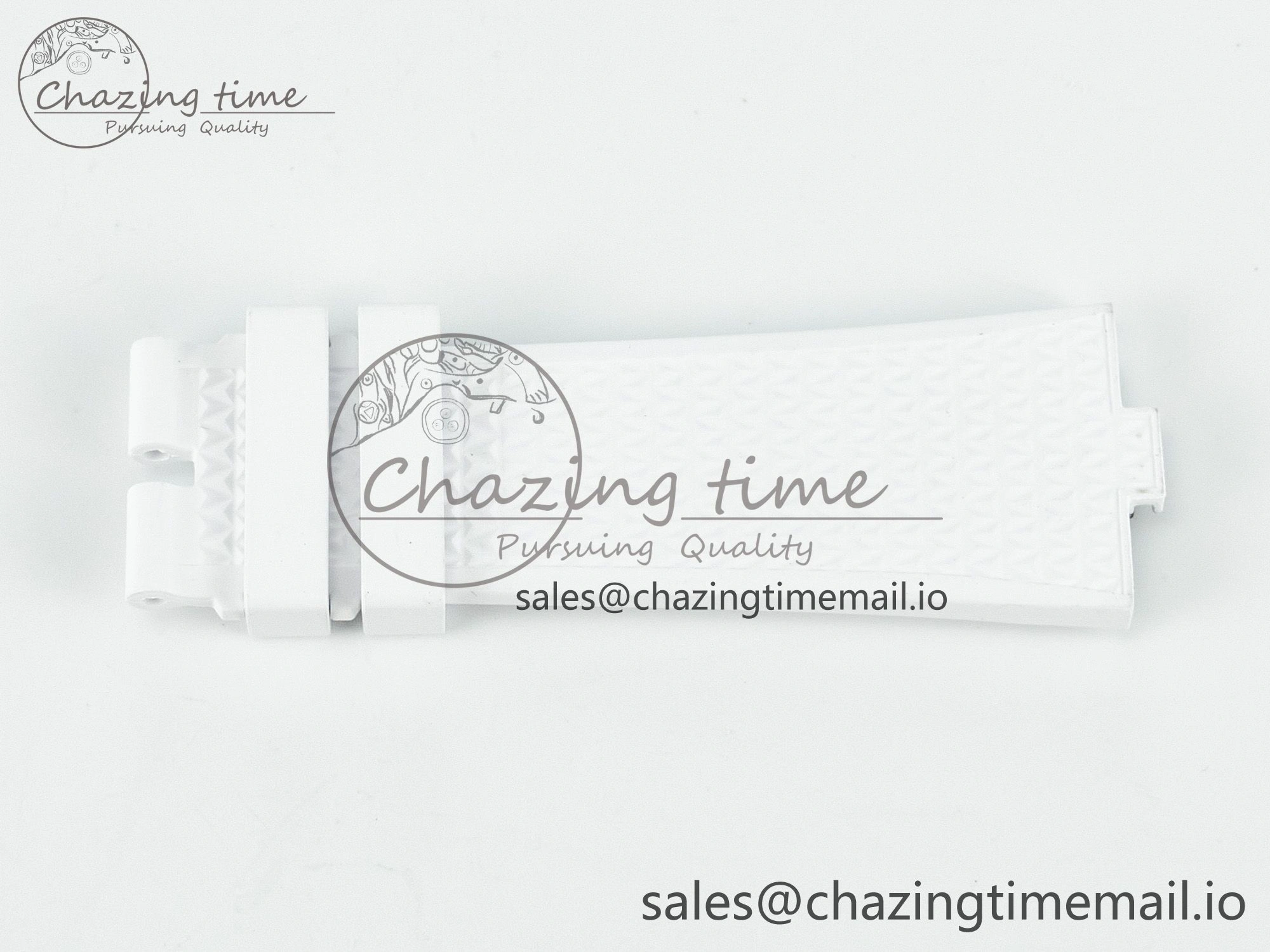 Overseas 1:1 Best Edition Black Blue White Rubber Strap (Fits the Gen size) Durable 4083