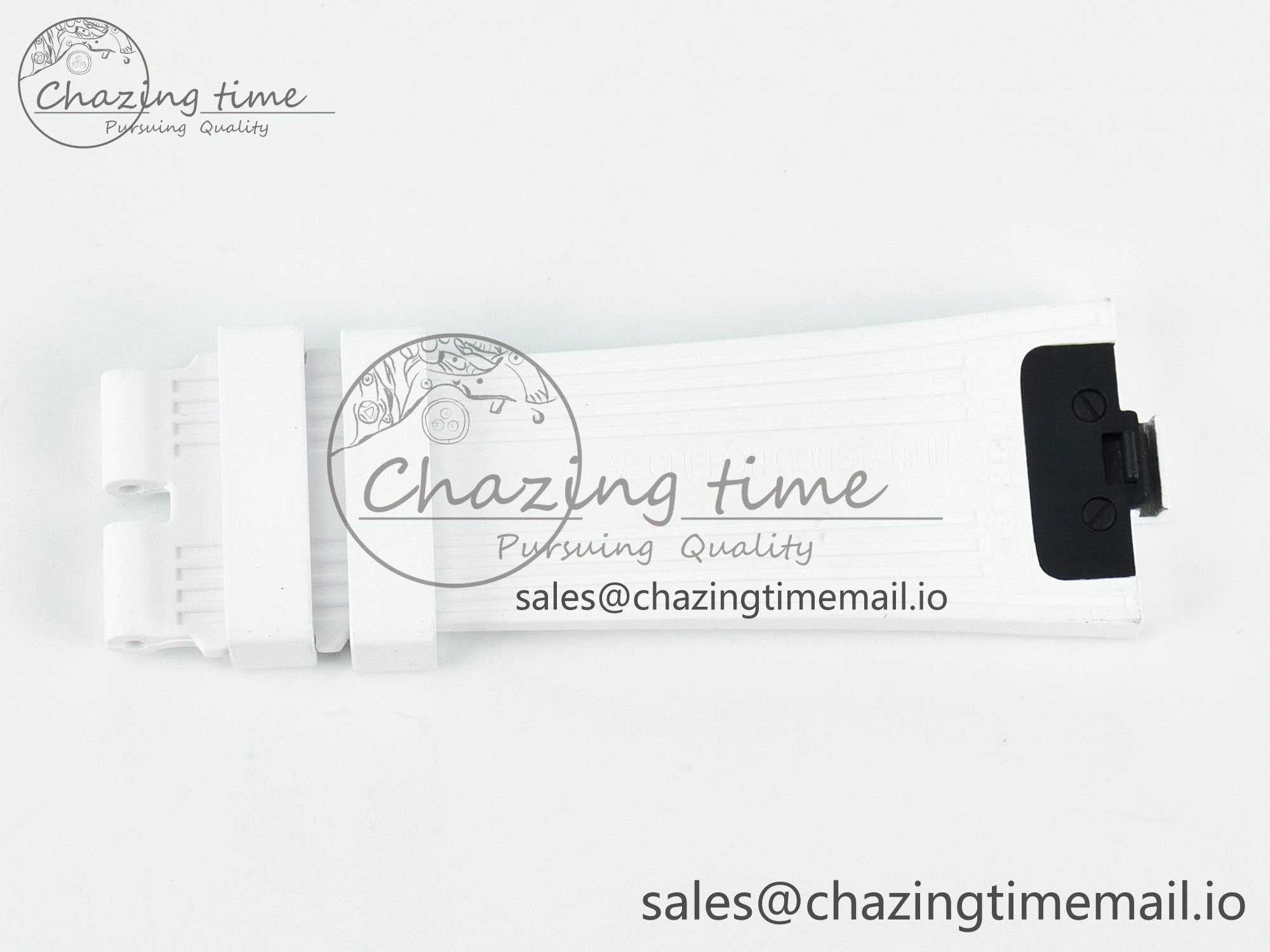Overseas 1:1 Best Edition Black Blue White Rubber Strap (Fits the Gen size) Durable 4083