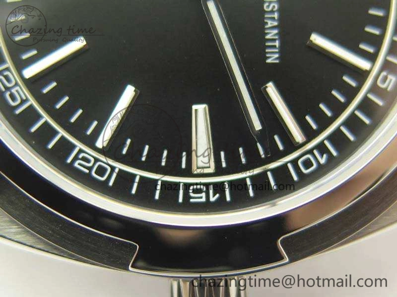 Overseas 2000V SS 3AF Best Edition Black Dial On SS Bracelet A HighQuality 9957
