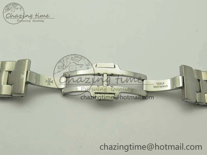 Overseas 2000V SS 3AF Best Edition Blue Dial On SS Bracelet A Comfortable 9958