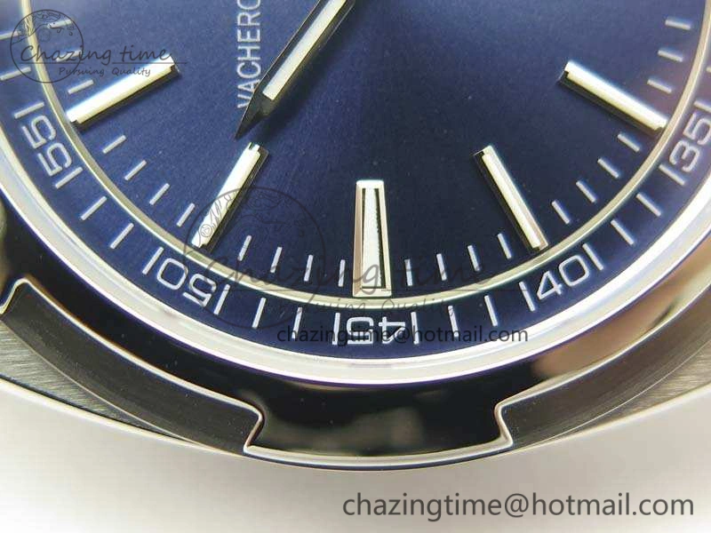 Overseas 2000V SS 3AF Best Edition Blue Dial On SS Bracelet A Comfortable 9958