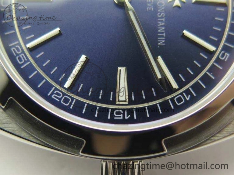 Overseas 2000V SS 3AF Best Edition Blue Dial On SS Bracelet A Comfortable 9958