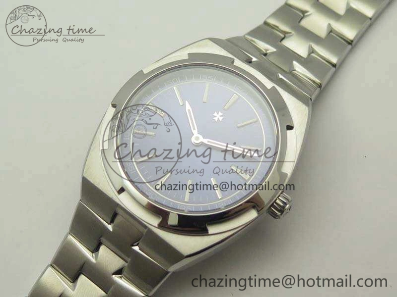 Overseas 2000V SS 3AF Best Edition Blue Dial On SS Bracelet A Comfortable 9958