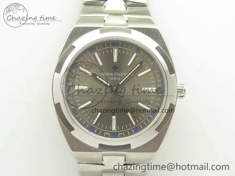 Bold Overseas 2000V SS 3AF Best Edition Gray Dial On SS Bracelet A 9959