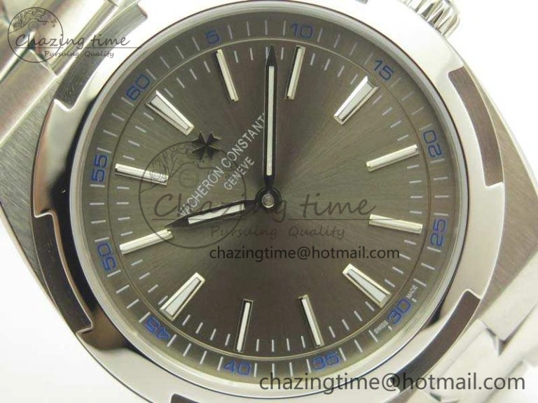 Bold Overseas 2000V SS 3AF Best Edition Gray Dial On SS Bracelet A 9959