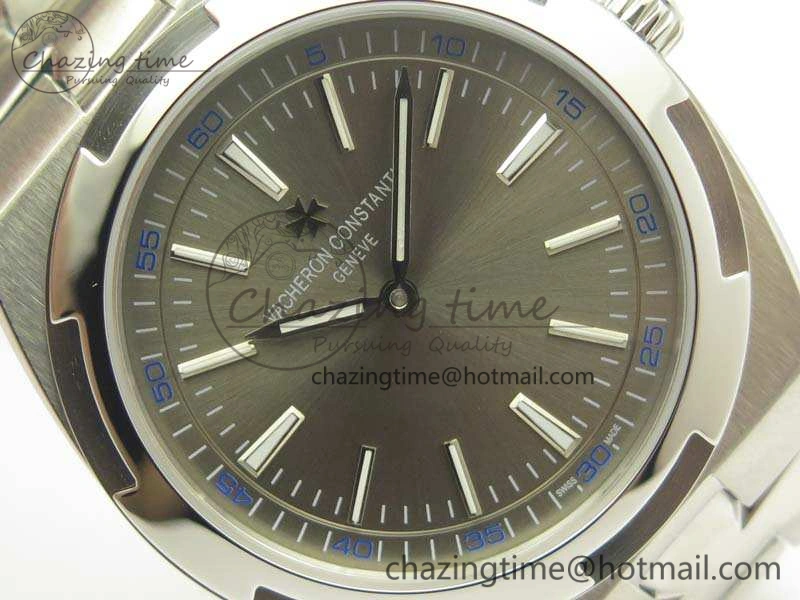 Bold Overseas 2000V SS 3AF Best Edition Gray Dial On SS Bracelet A 9959