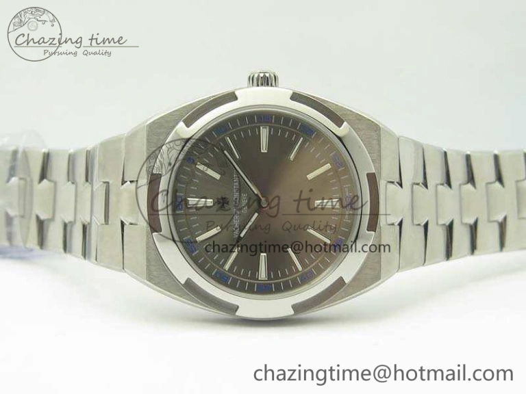 Bold Overseas 2000V SS 3AF Best Edition Gray Dial On SS Bracelet A 9959