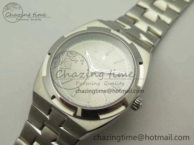 Bold Overseas 2000V SS 3AF Best Edition Gray Dial On SS Bracelet A 9959