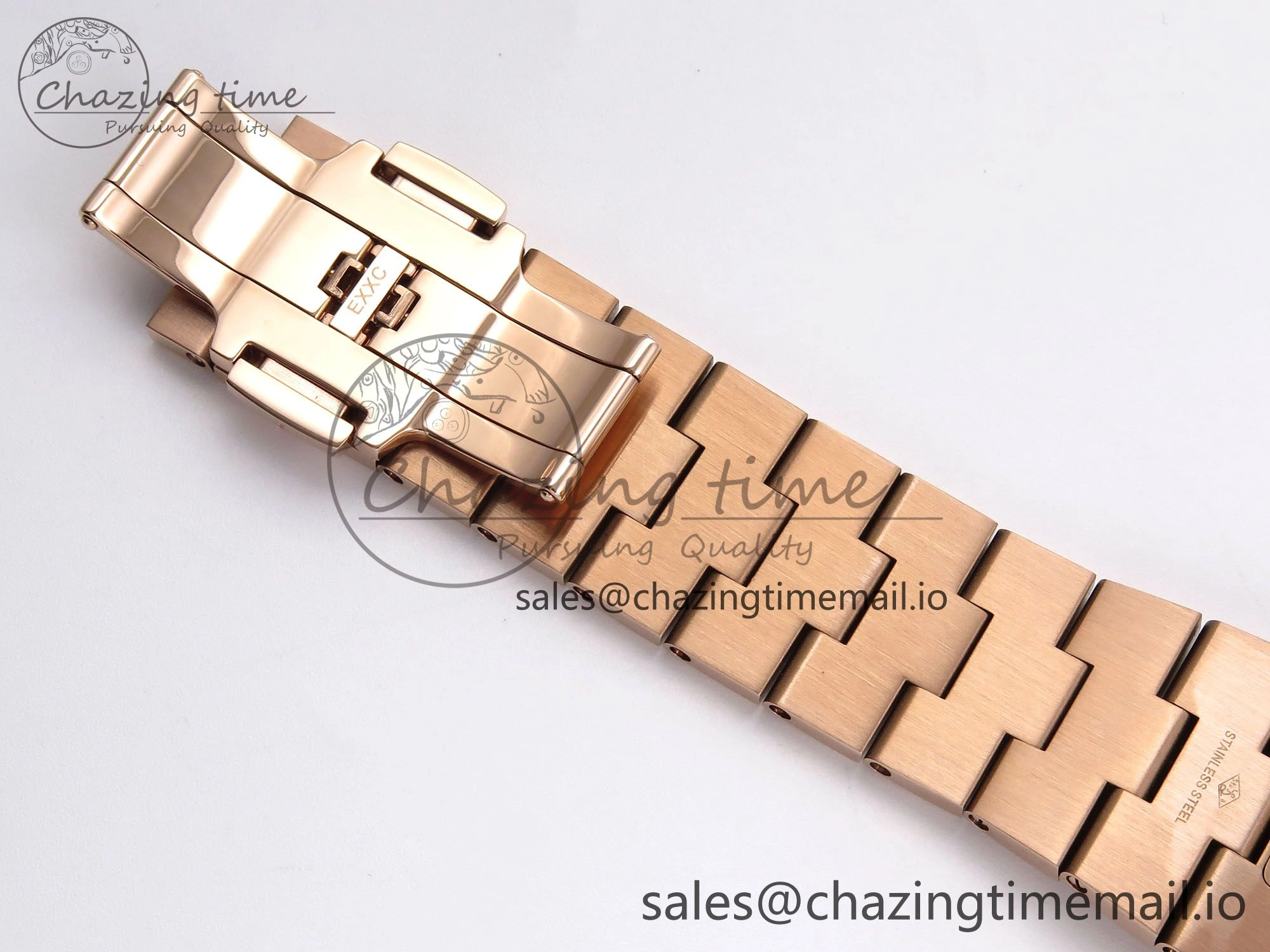Effortless Overseas 4500V RG 8F 1:1 Best Edition Green Dial on RG Bracelet A 9840