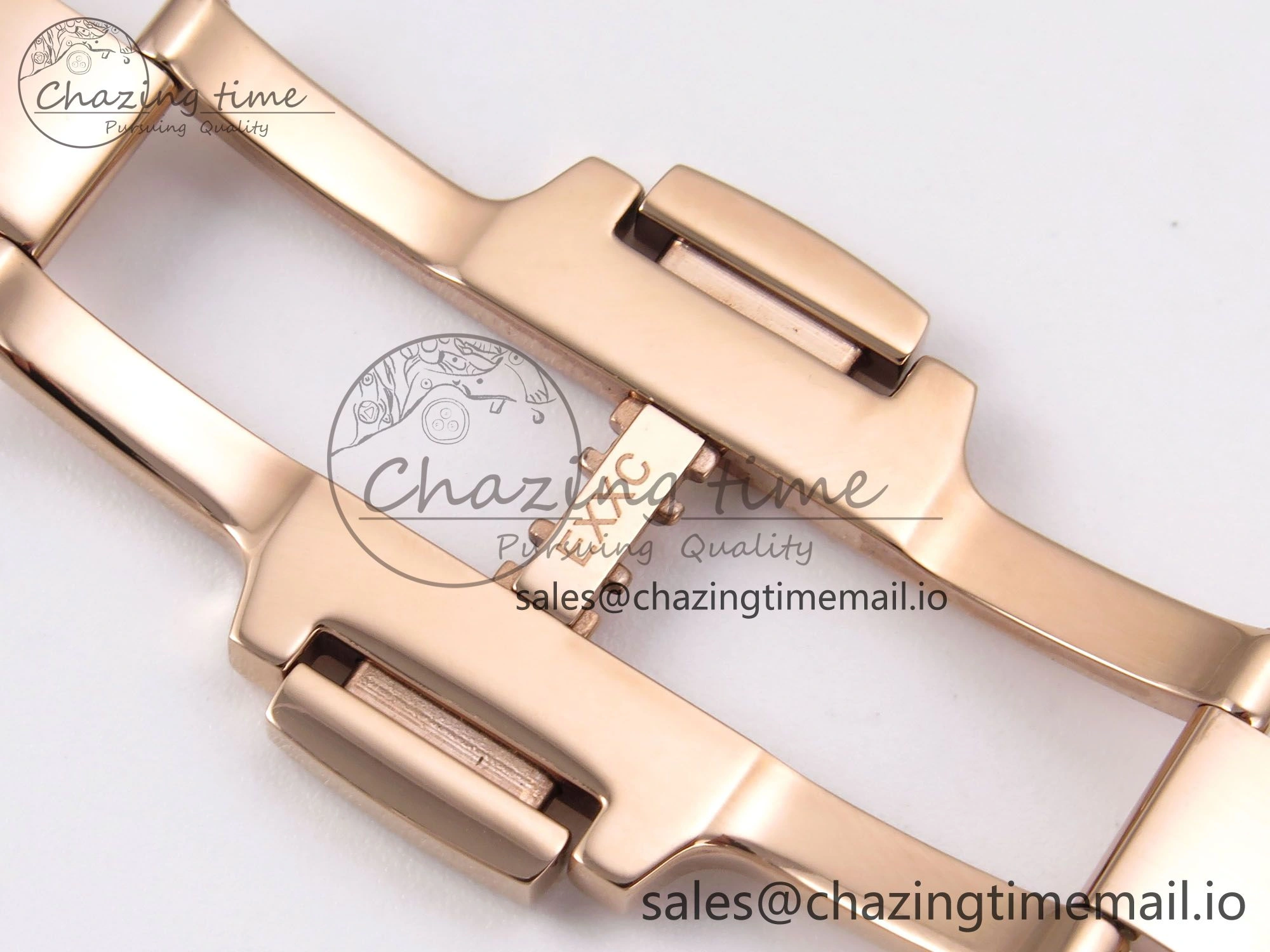 Breathable Overseas 4500V RG 8F 1:1 Best Edition White Dial on RG Bracelet A 9839