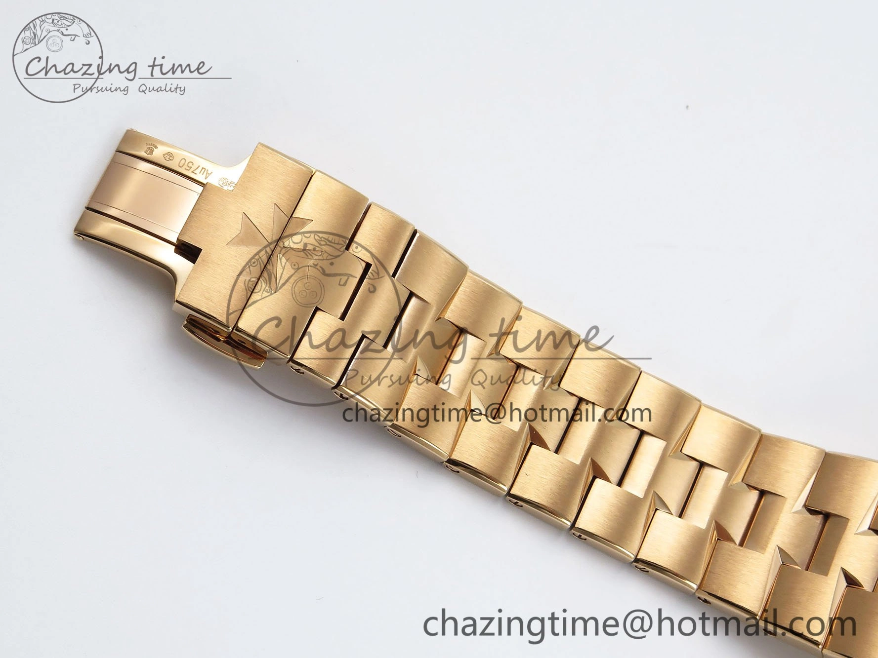 Sophisticated Overseas 4500V RG ZF 1:1 Best Edition Blue Dial on RG Bracelet A 9882