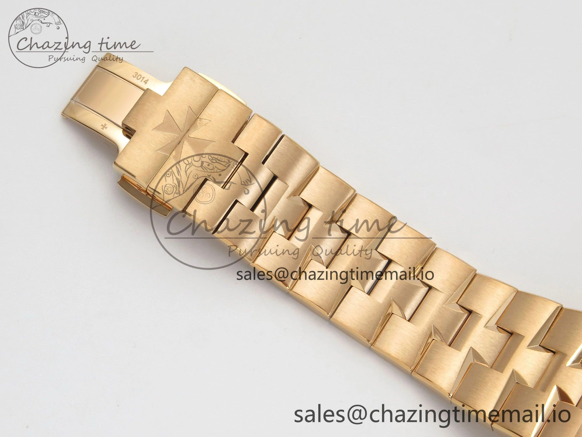 SoftTouch Overseas 4500V RG ZF 1:1 Best Edition Green Dial on RG Bracelet A 9817