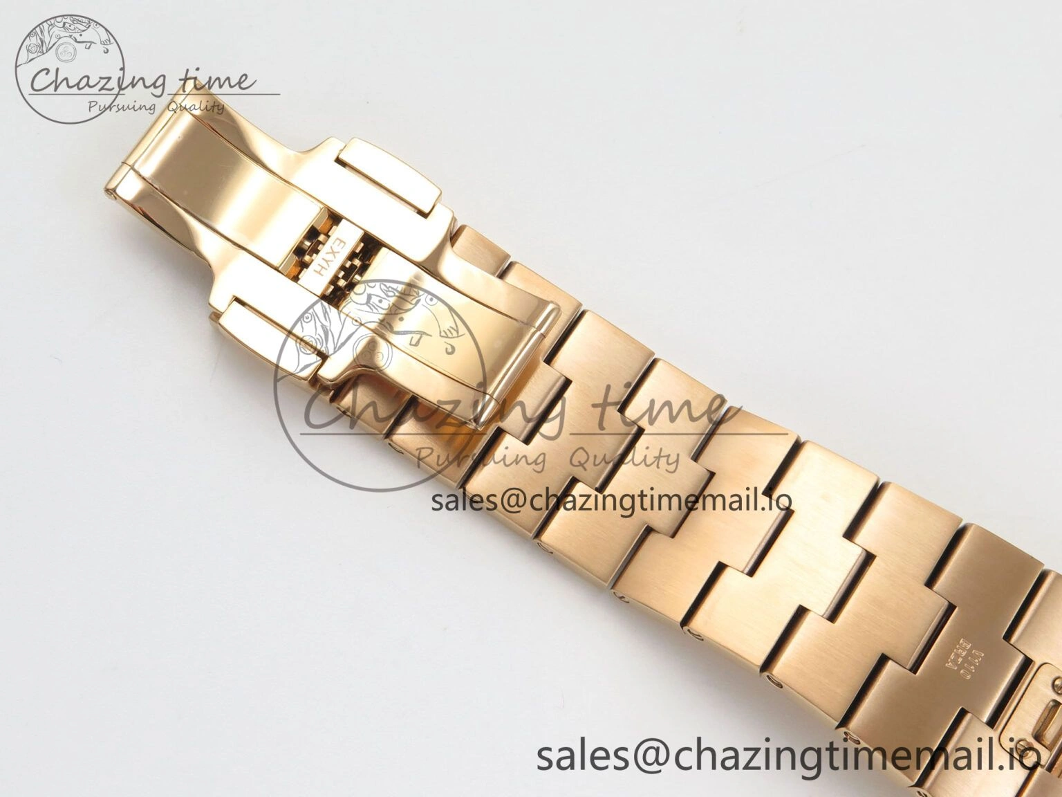 SoftTouch Overseas 4500V RG ZF 1:1 Best Edition Green Dial on RG Bracelet A 9817
