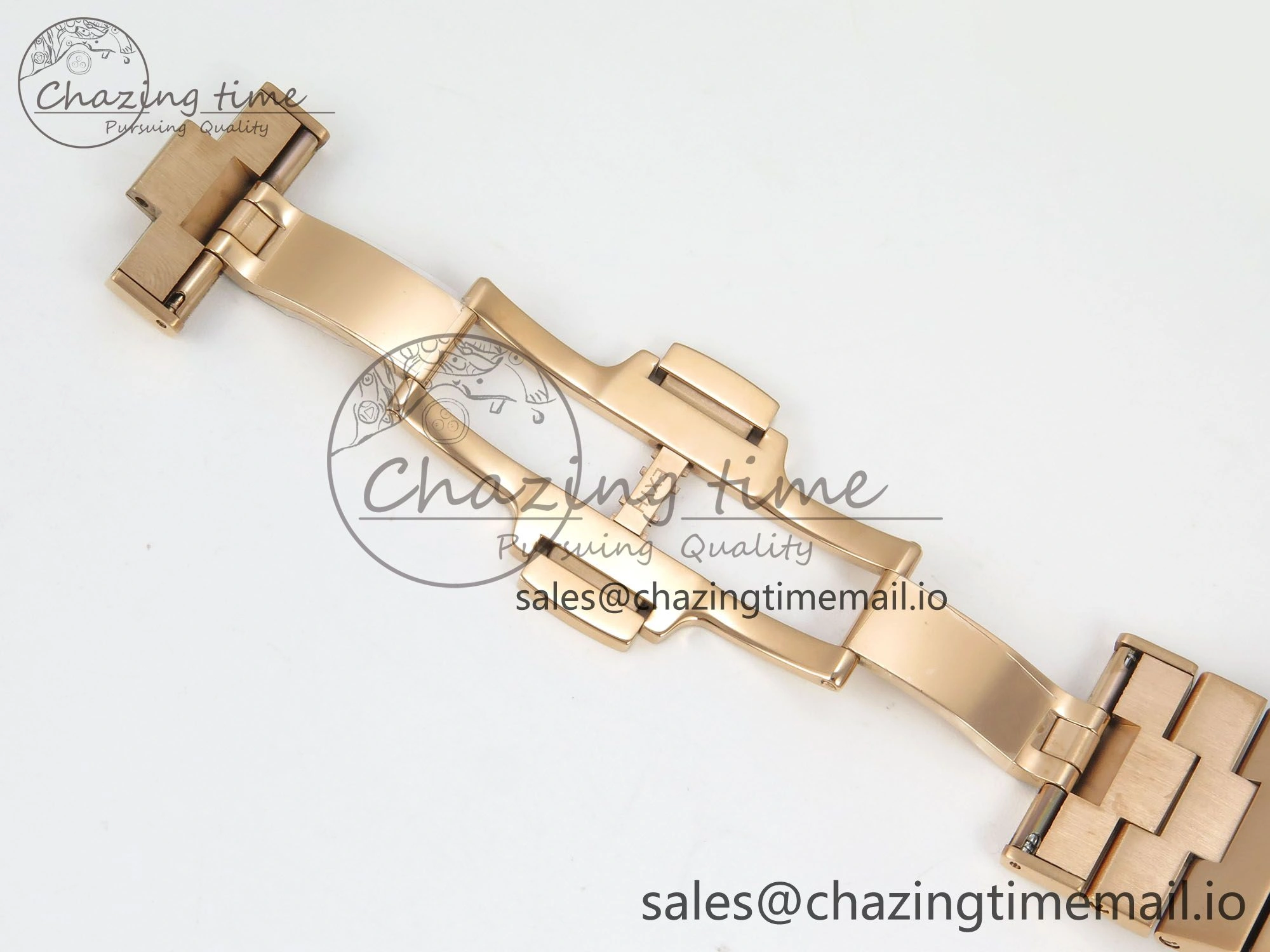 SoftTouch Overseas 4500V RG ZF 1:1 Best Edition Green Dial on RG Bracelet A 9817