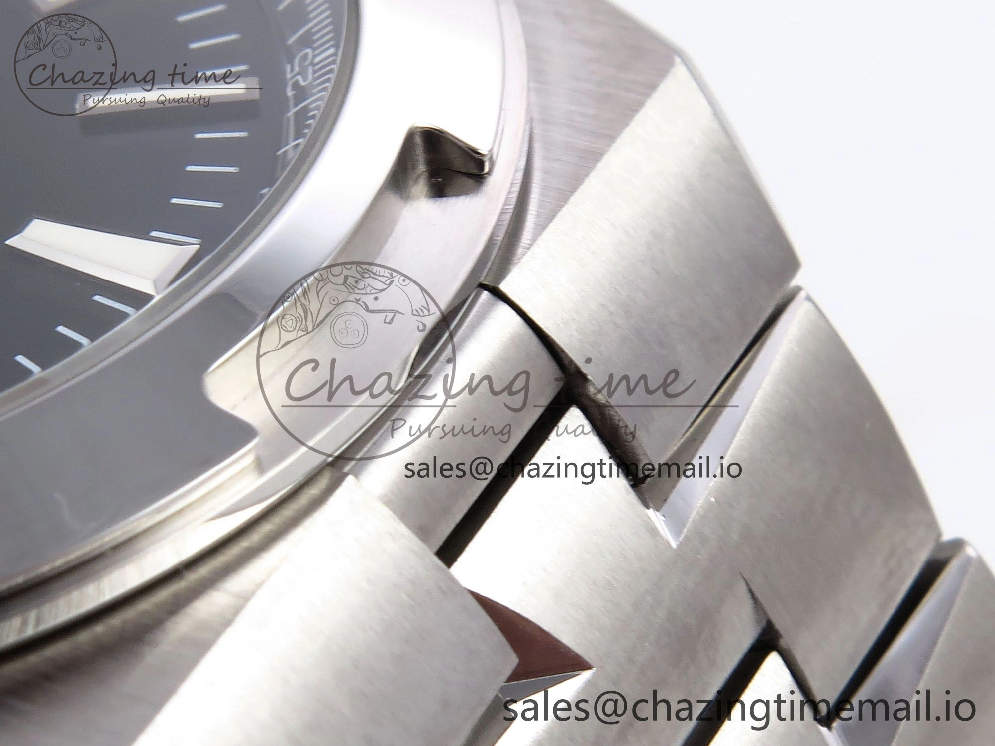 Overseas 4500V SS 8F 1:1 Best Edition Black Dial on SS Bracelet A Vibrant 9838