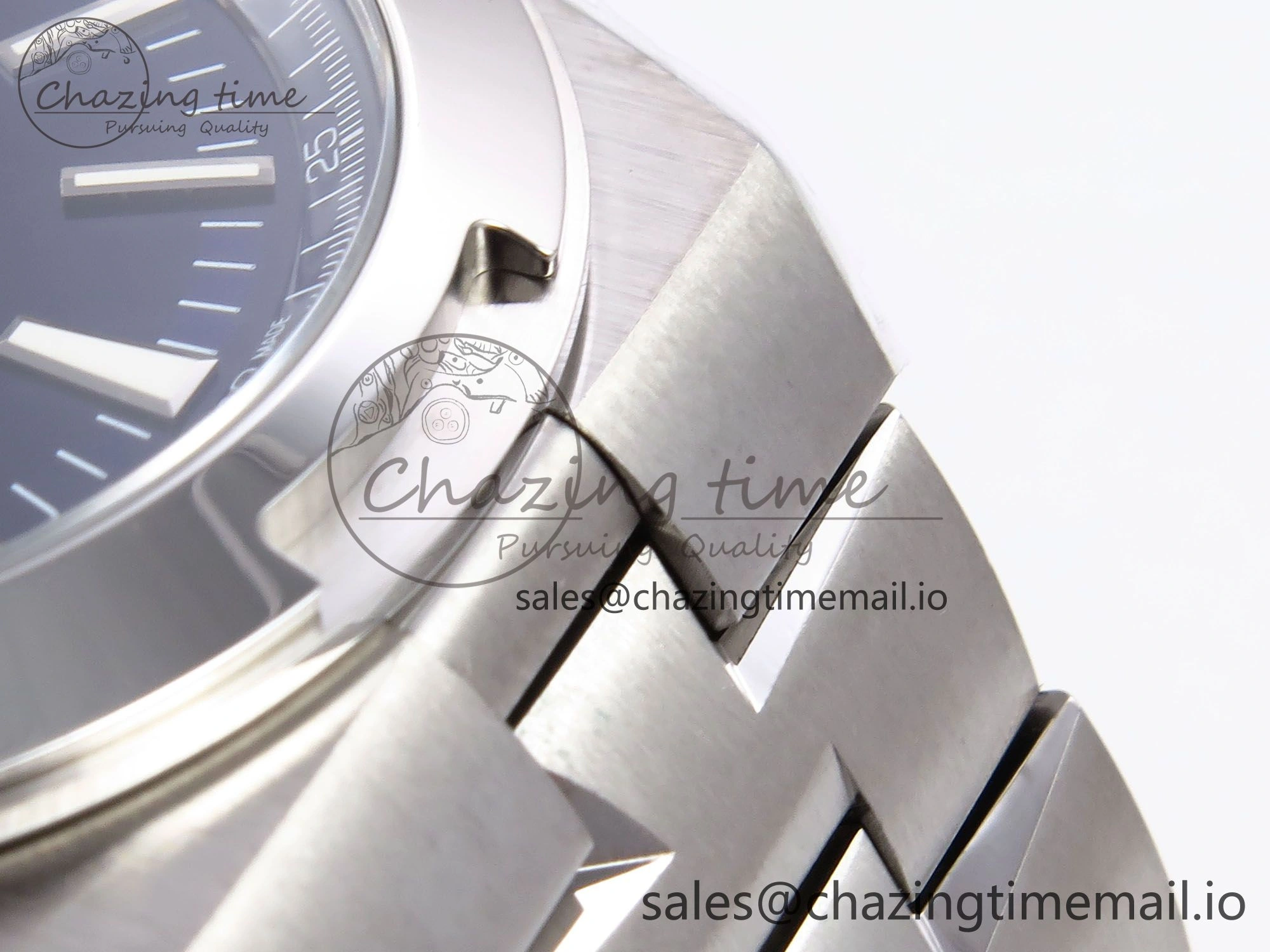 UrbanStyle Overseas 4500V SS 8F 1:1 Best Edition Blue Dial on SS Bracelet A 9833