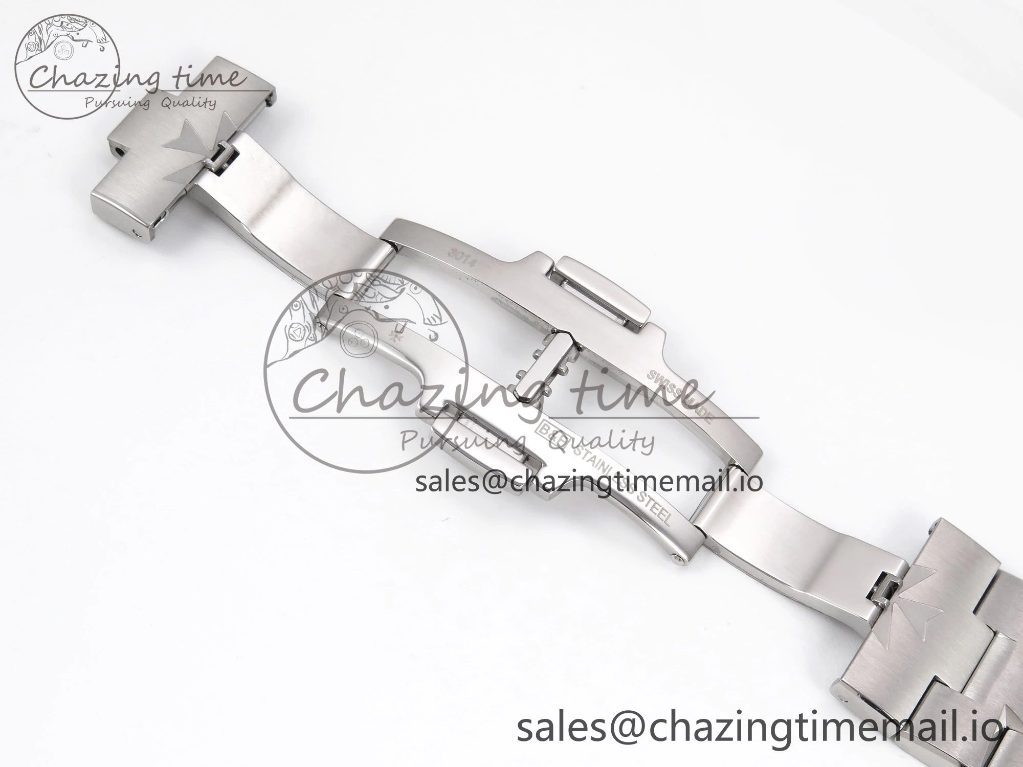 Packable Overseas 4500V SS 8F 1:1 Best Edition White Dial on SS Bracelet A 9837