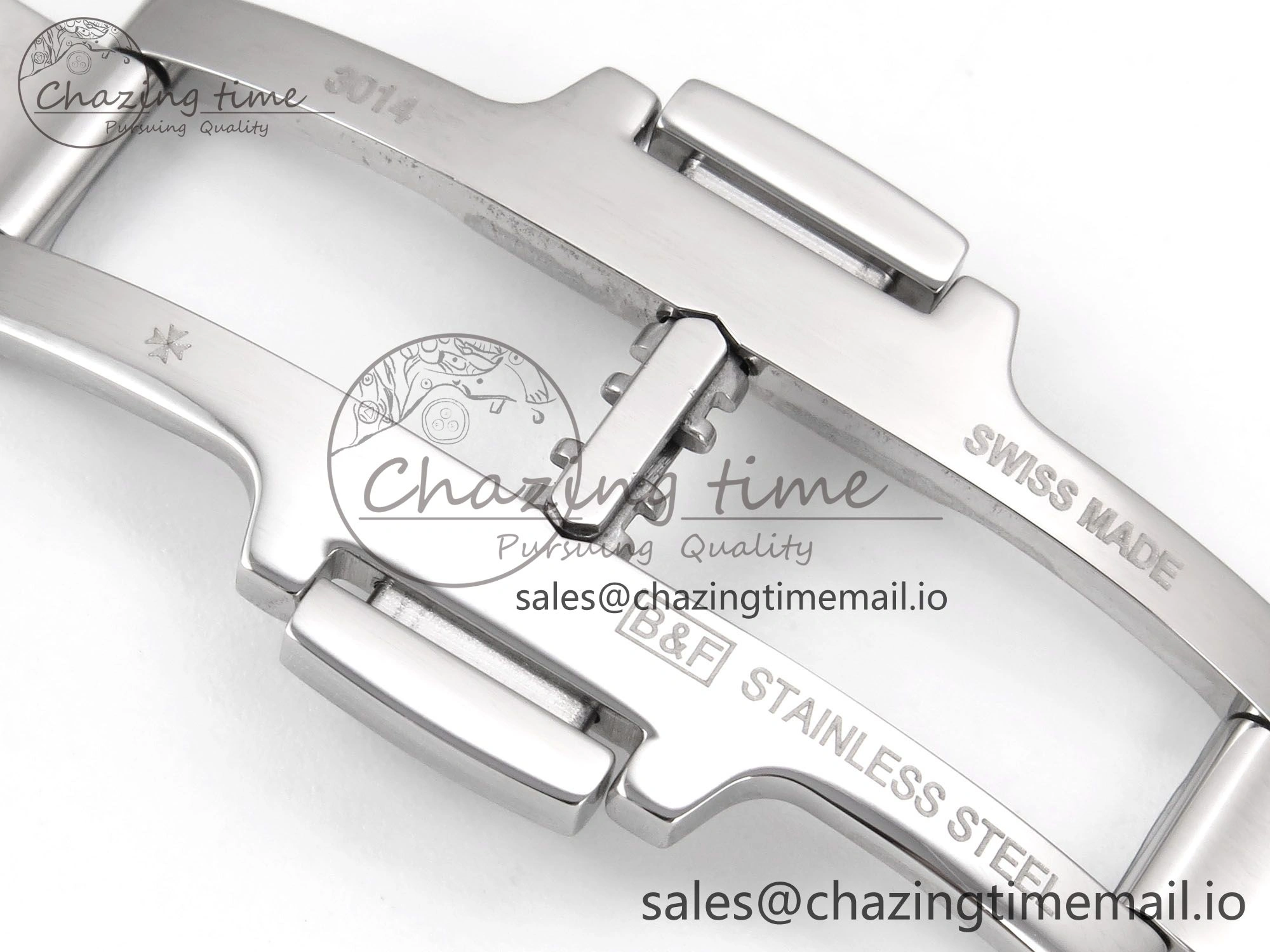 Packable Overseas 4500V SS 8F 1:1 Best Edition White Dial on SS Bracelet A 9837