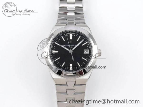 ModernLook Overseas 4500V SS MKSF 1:1 Best Edition Black Dial on SS Bracelet A 9877