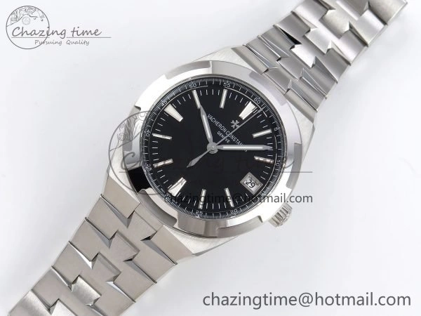ModernLook Overseas 4500V SS MKSF 1:1 Best Edition Black Dial on SS Bracelet A 9877