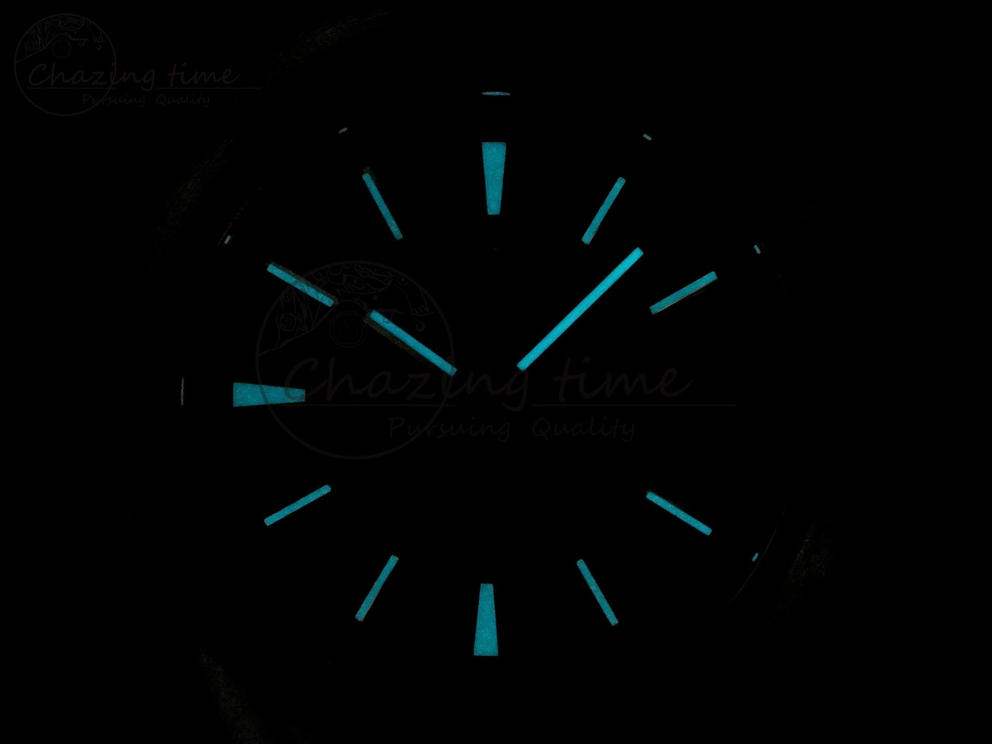 Overseas 4500V SS MKSF 1:1 Best Edition Blue Dial on Blue Rubber Strap A Popular 9873