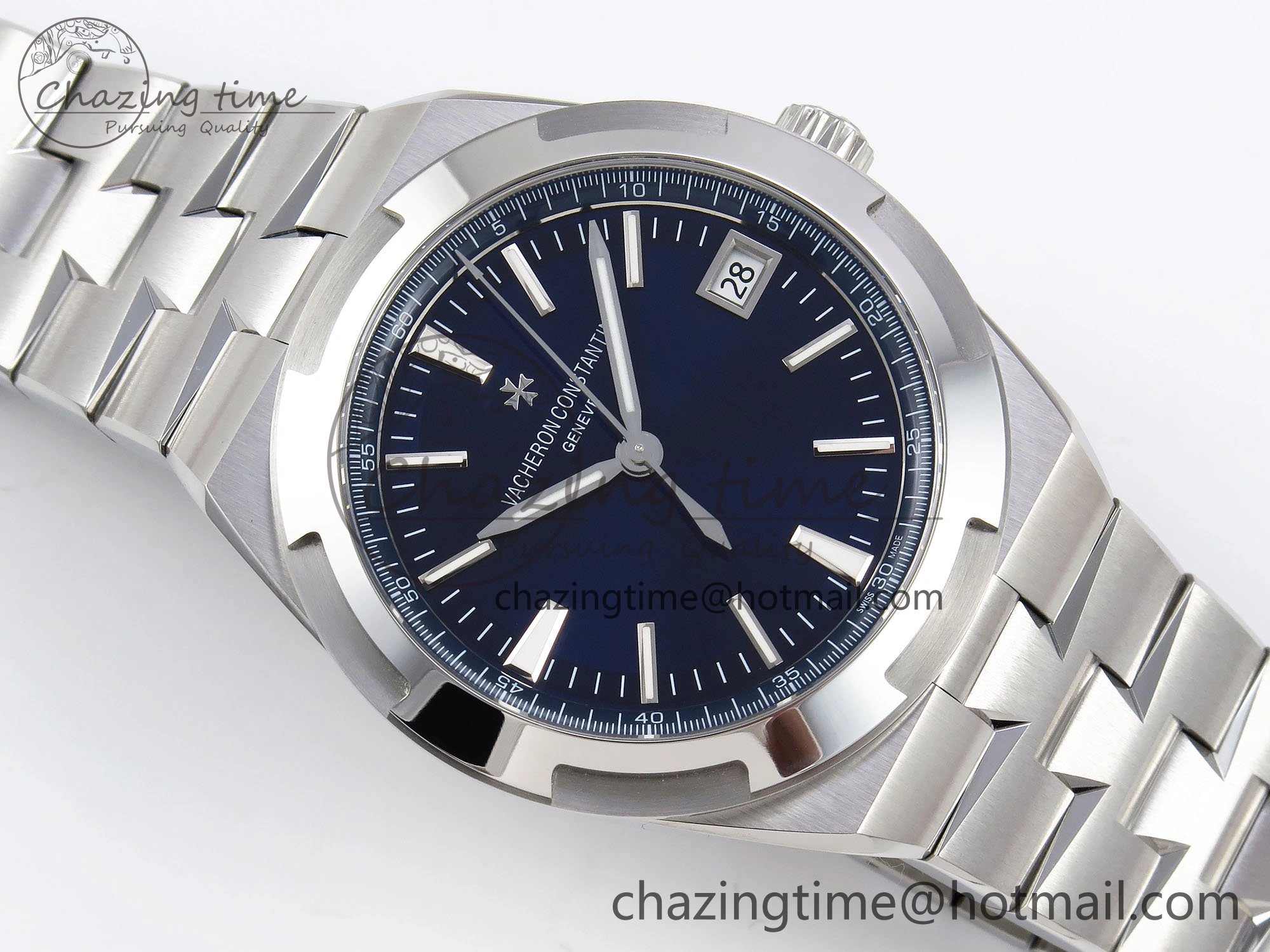 Thermal Overseas 4500V SS MKSF 1:1 Best Edition Blue Dial on SS Bracelet A 9878