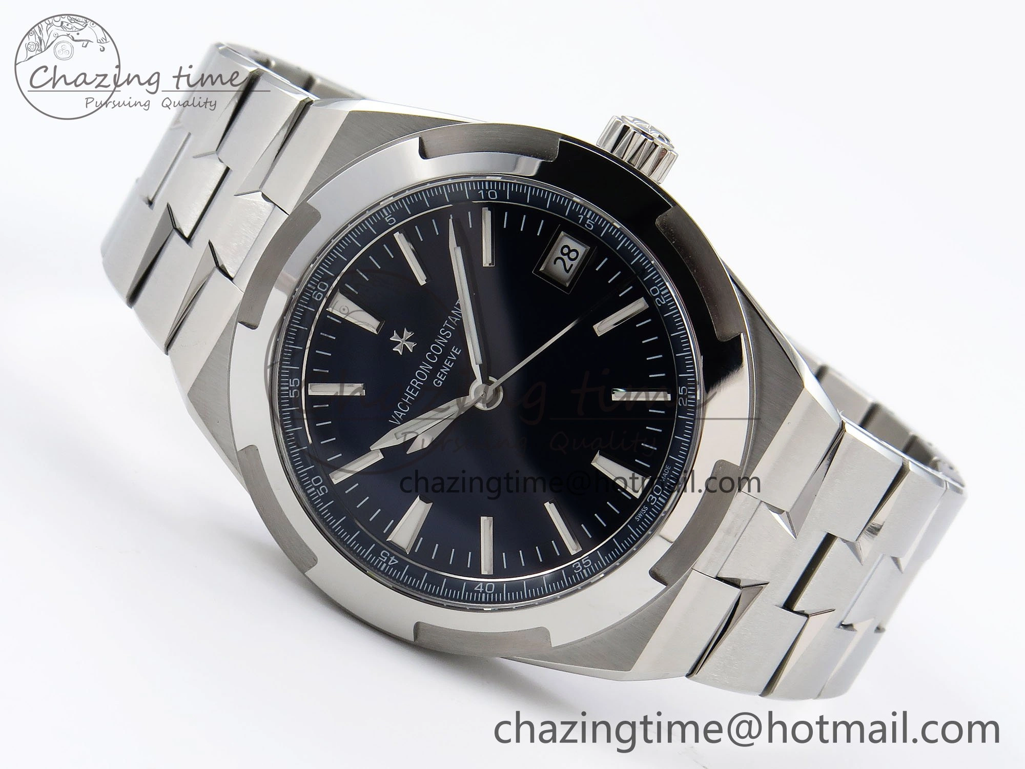 Thermal Overseas 4500V SS MKSF 1:1 Best Edition Blue Dial on SS Bracelet A 9878