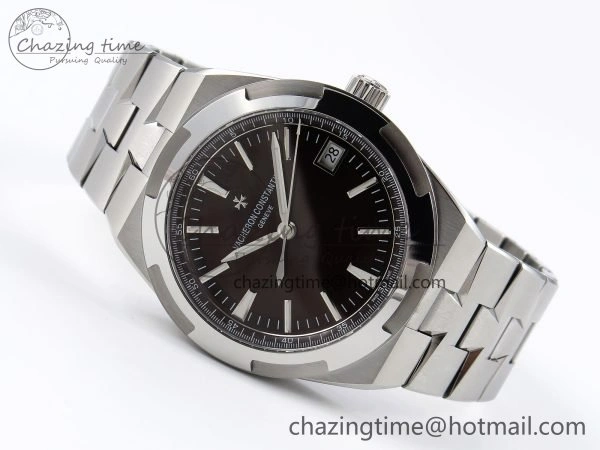 Overseas 4500V SS MKSF 1:1 Best Edition Brown Dial on SS Bracelet A Functional 9879