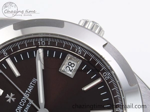 Overseas 4500V SS MKSF 1:1 Best Edition Brown Dial on SS Bracelet A Functional 9879