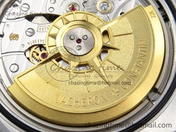 Overseas 4500V SS MKSF 1:1 Best Edition Brown Dial on SS Bracelet A Functional 9879