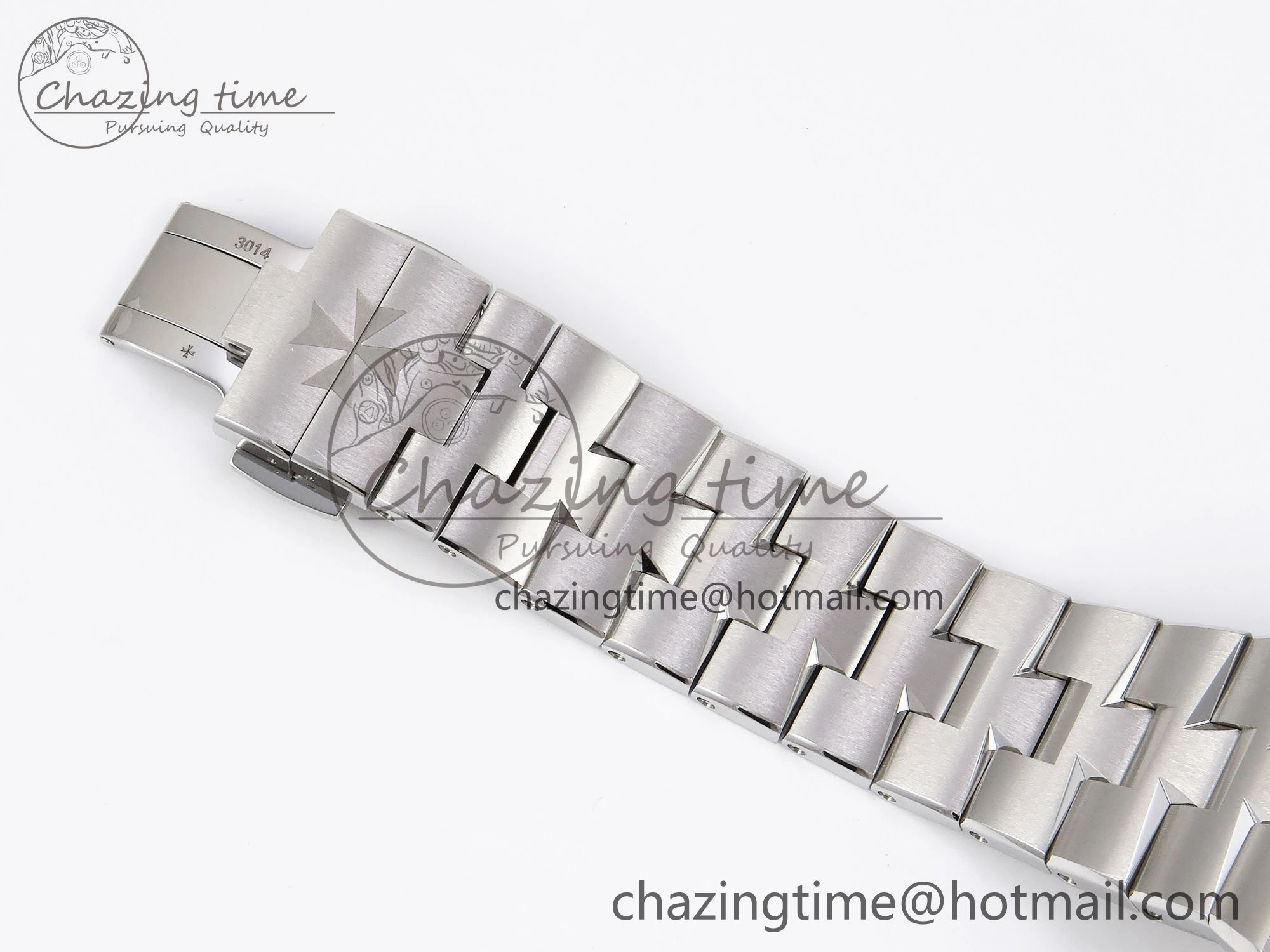 Overseas 4500V SS MKSF 1:1 Best Edition Brown Dial on SS Bracelet A Functional 9879