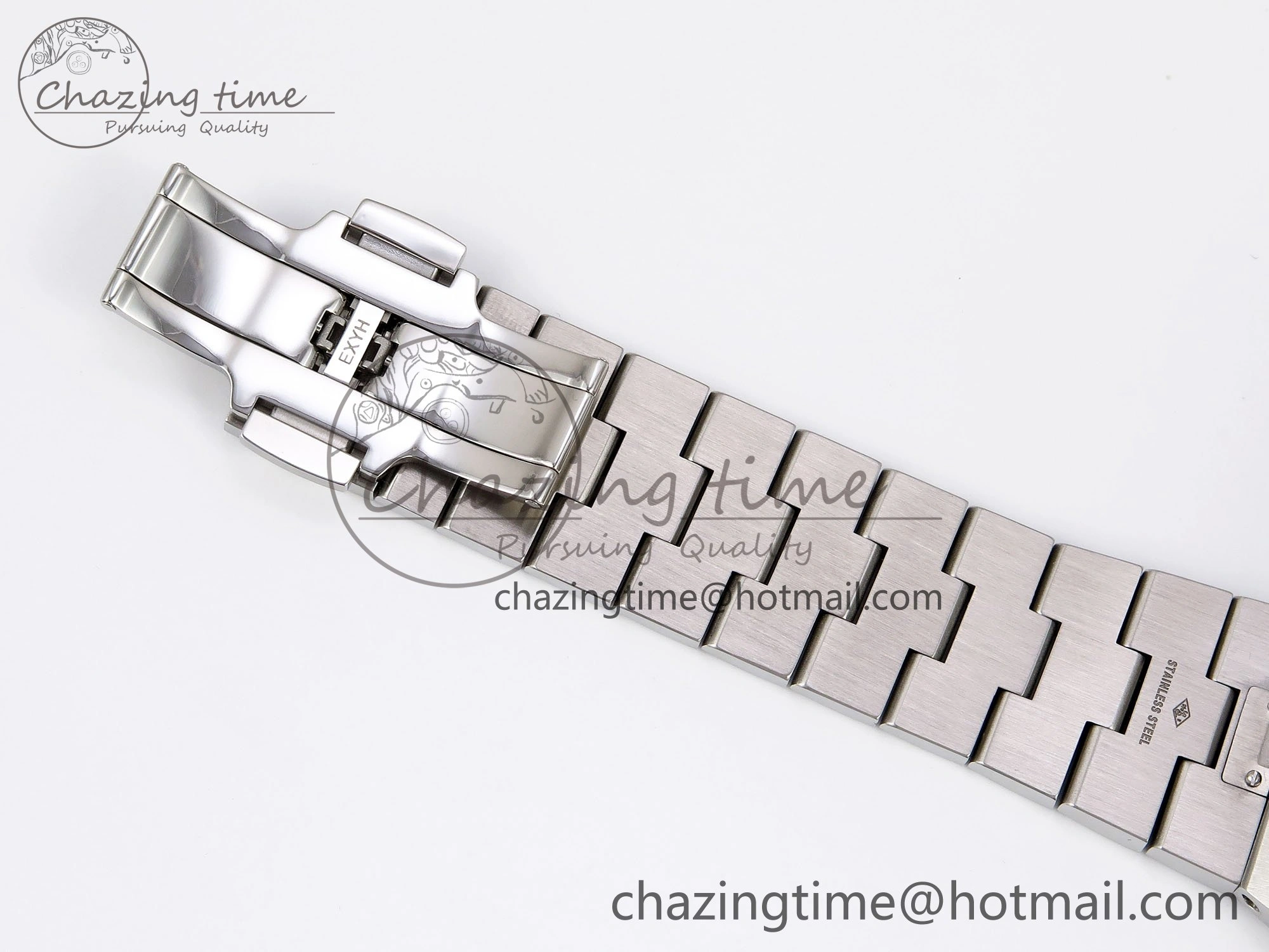 Overseas 4500V SS MKSF 1:1 Best Edition Brown Dial on SS Bracelet A Functional 9879