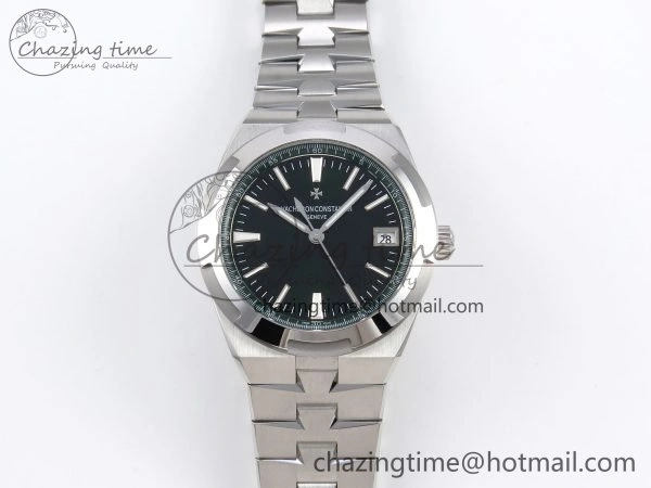 Overseas 4500V SS MKSF 1:1 Best Edition Green Dial on SS Bracelet A OdorResistant 9876