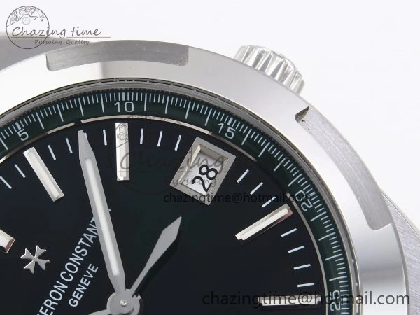 Overseas 4500V SS MKSF 1:1 Best Edition Green Dial on SS Bracelet A OdorResistant 9876